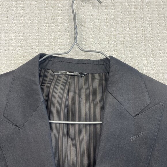 Jack Victor Collection Zack CT Sport Coat Jacket Men's 40R Wool Grey Super 120's - Picture 5 of 12